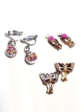 Novelty clip-on earring bundle